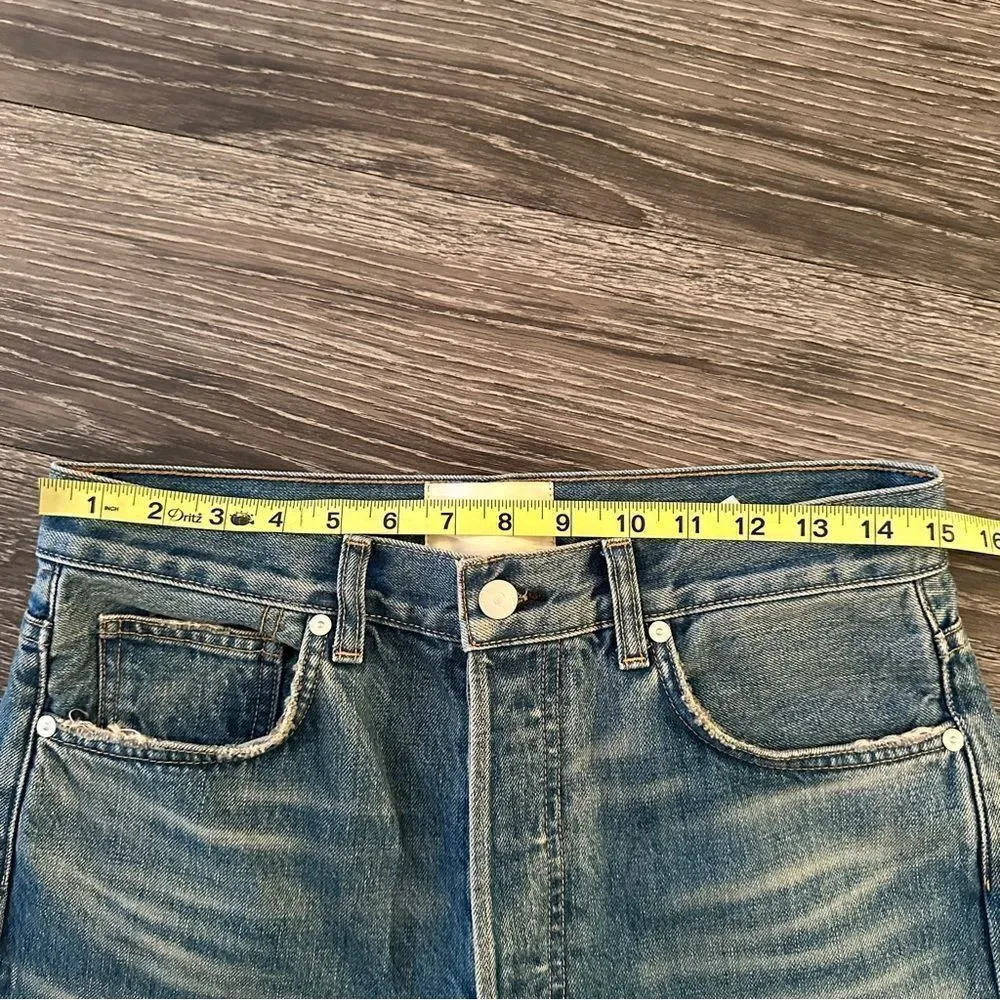CQY straight let jeans